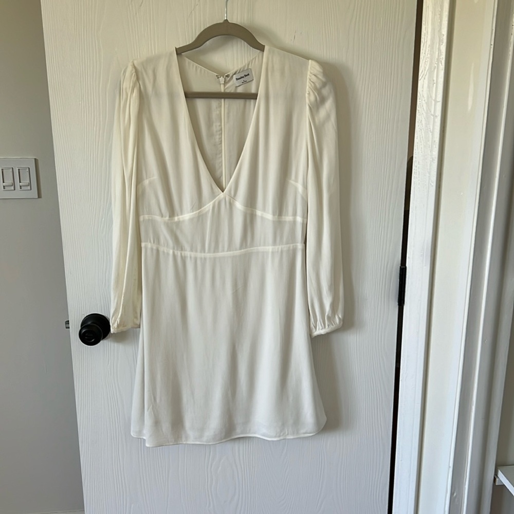 Mini white dress